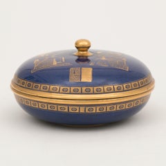 Art Deco Carltonware Covered Bowl with the Tutankhamun Design