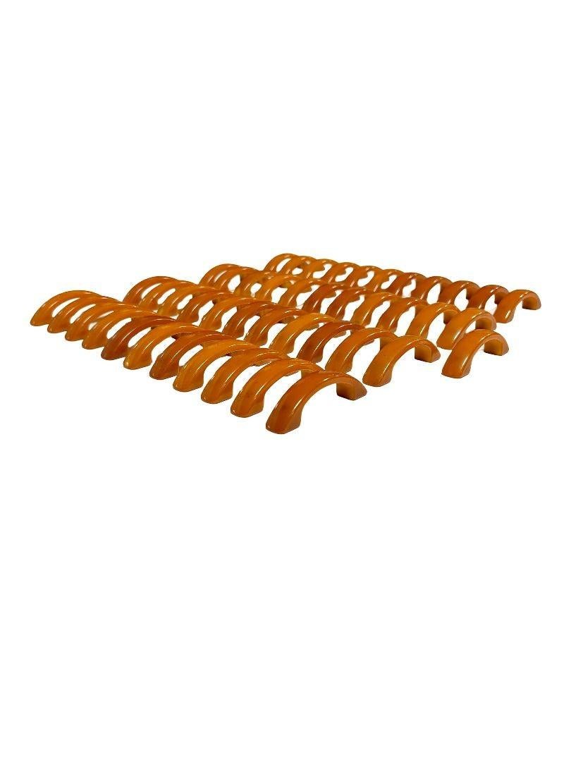 Art Deco Carmel Catalin/Bakelite Drawer Pulls, Set of 45 1