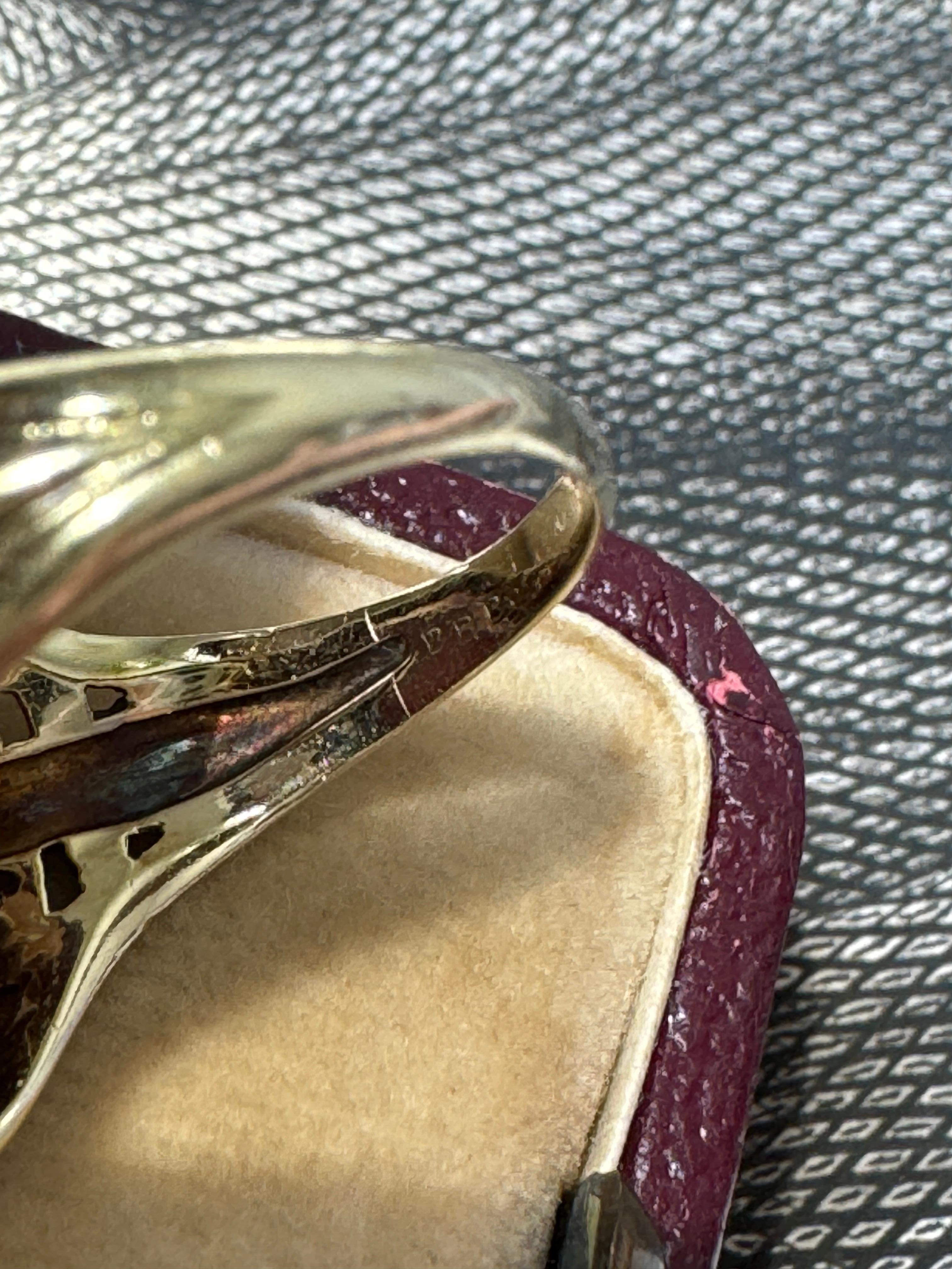 Cabochon Art Deco Carnelian and Onyx Ring by Bailey, Banks, & Biddle For Sale