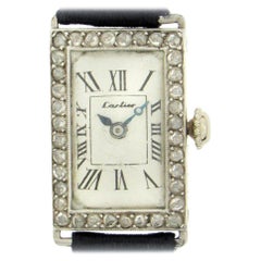 Art Deco Cartier Diamond Wristwatch