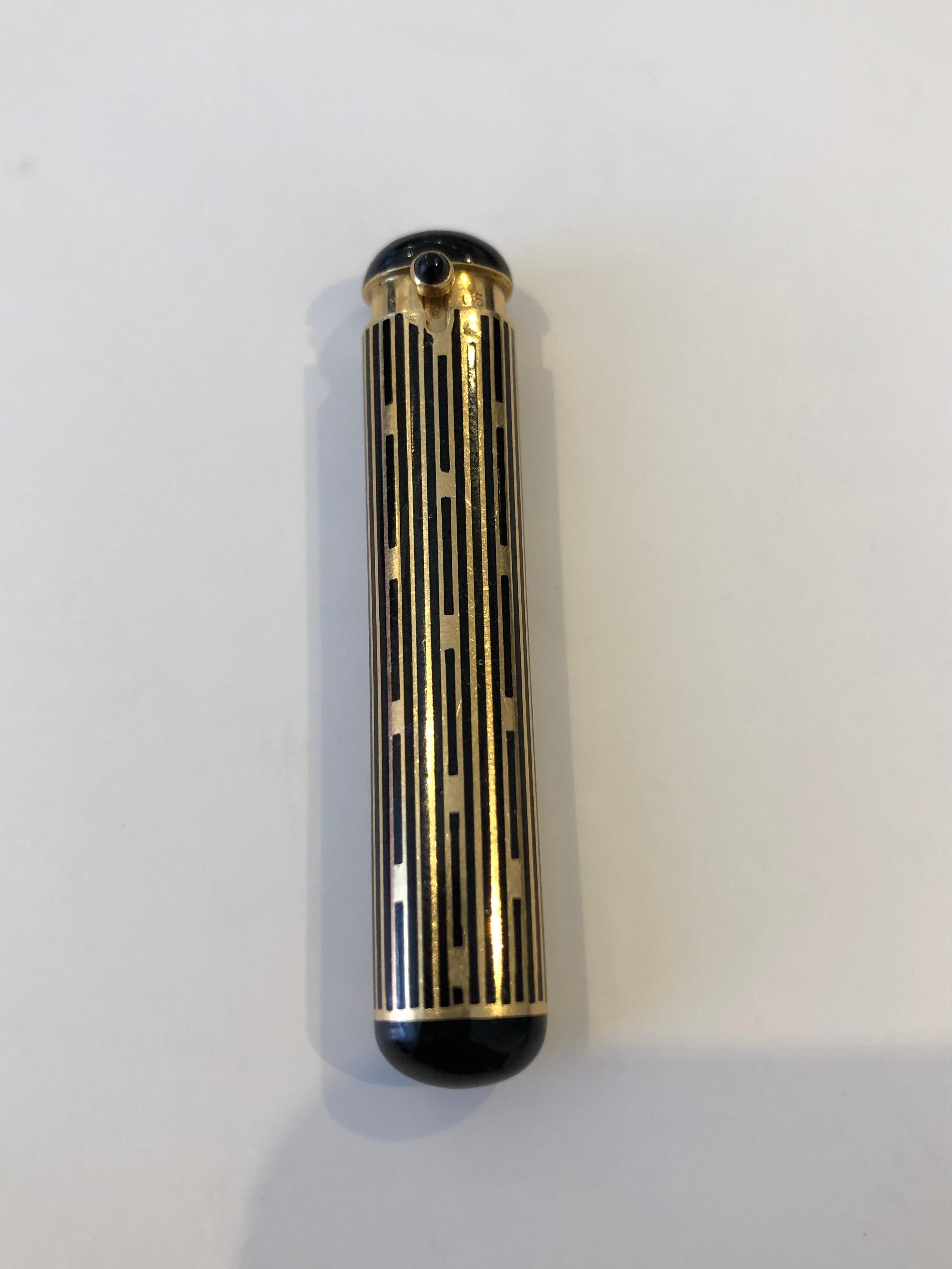 gold lipstick container