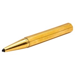 Art Deco Cartier French 18k Yellow Gold Pencil