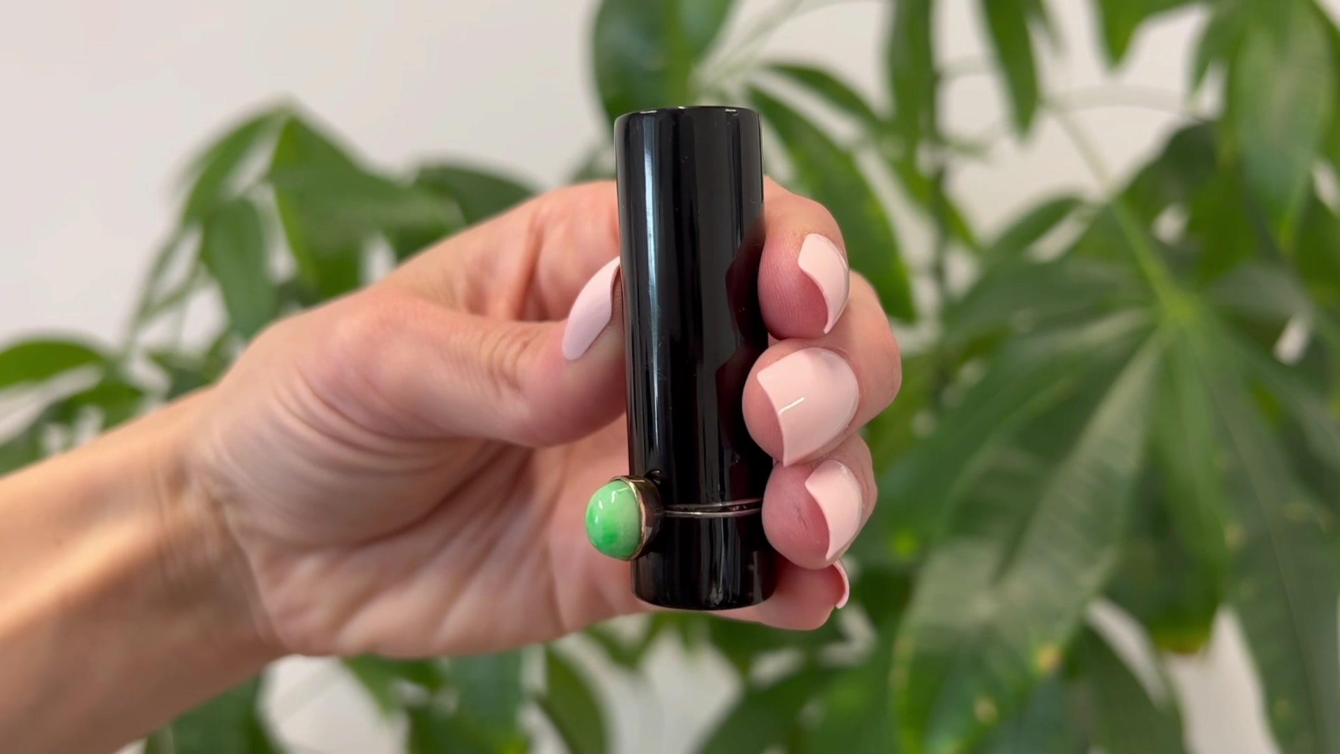 art deco lipstick holder