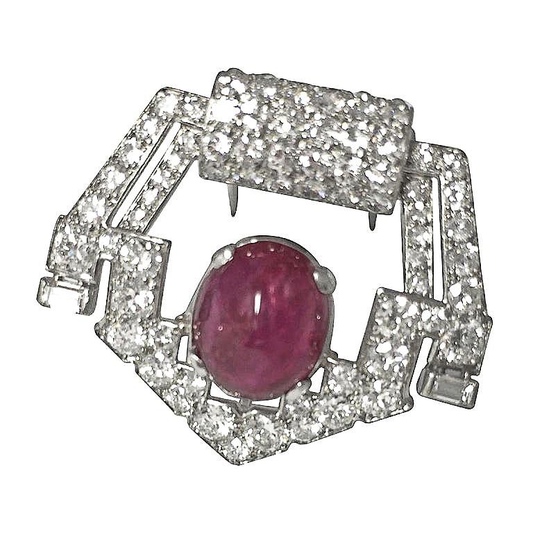 cartier art deco brooch