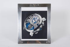 Art Deco Cartier Sterling Silver and Gold Picture Photo Frame