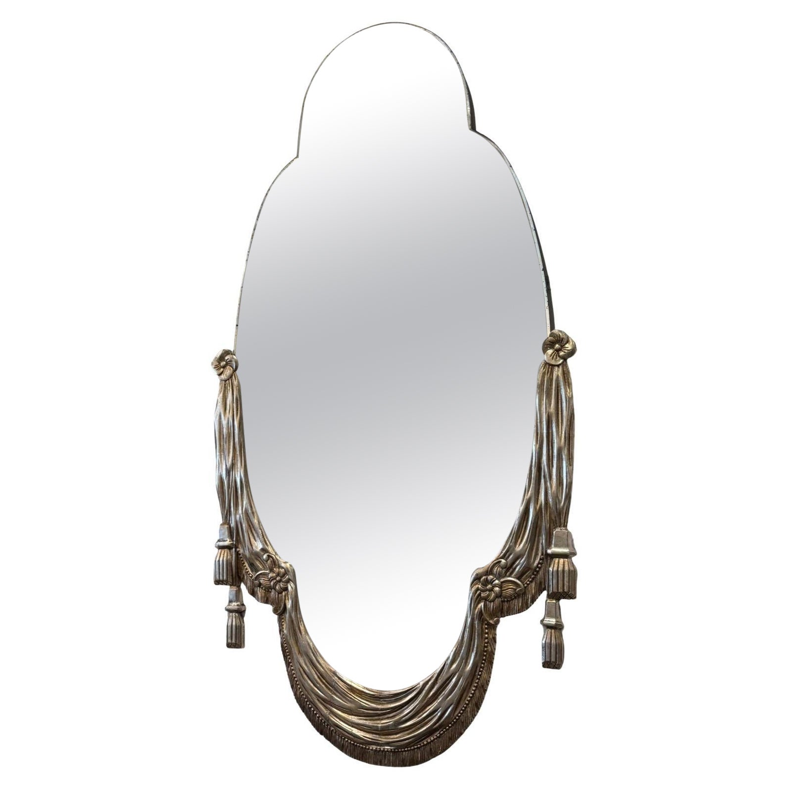 Art Deco Mirror geschnitzt im Angebot