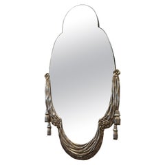 Art Deco Mirror geschnitzt