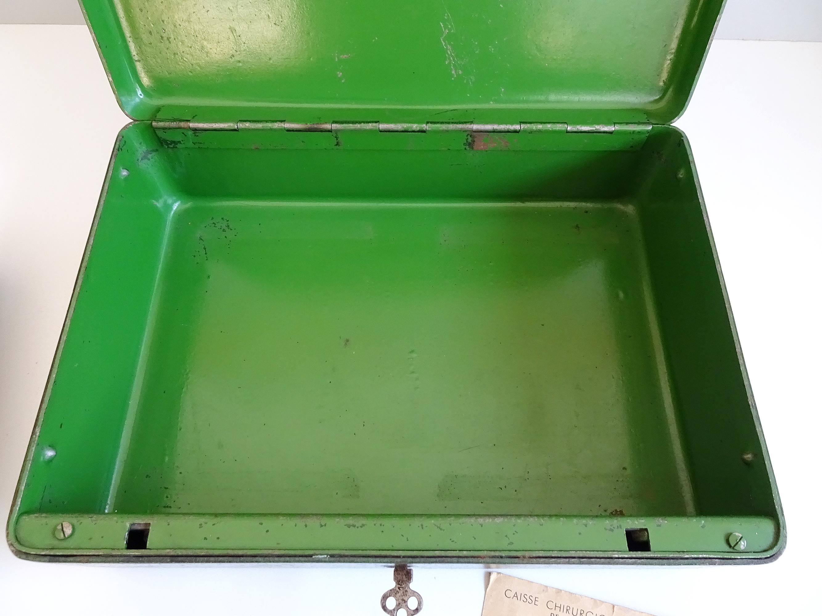 Metal Art Deco Cash Box, France 1930s For Sale