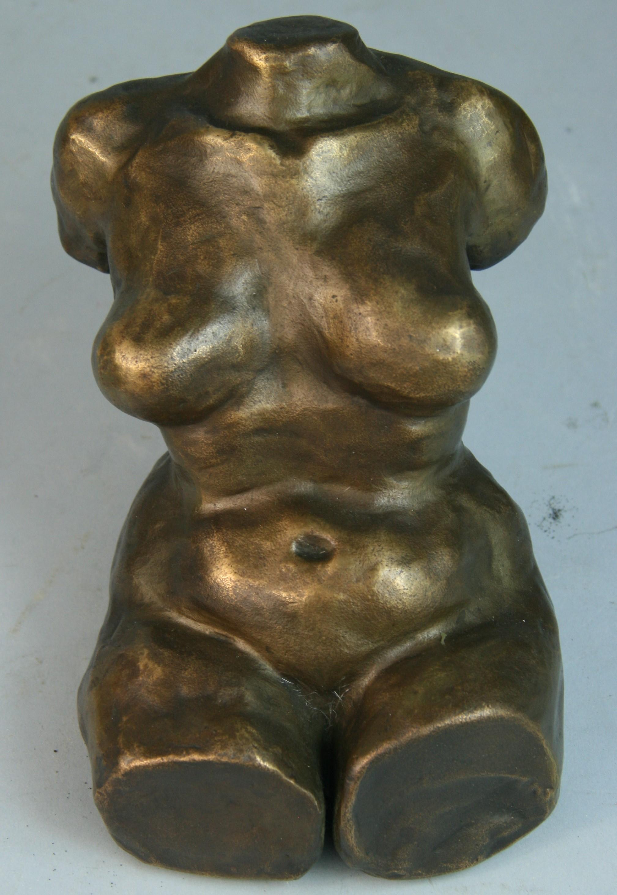 Sculptures/ serre-livres Art Déco en bronze coulé représentant des nus coulés en vente 2