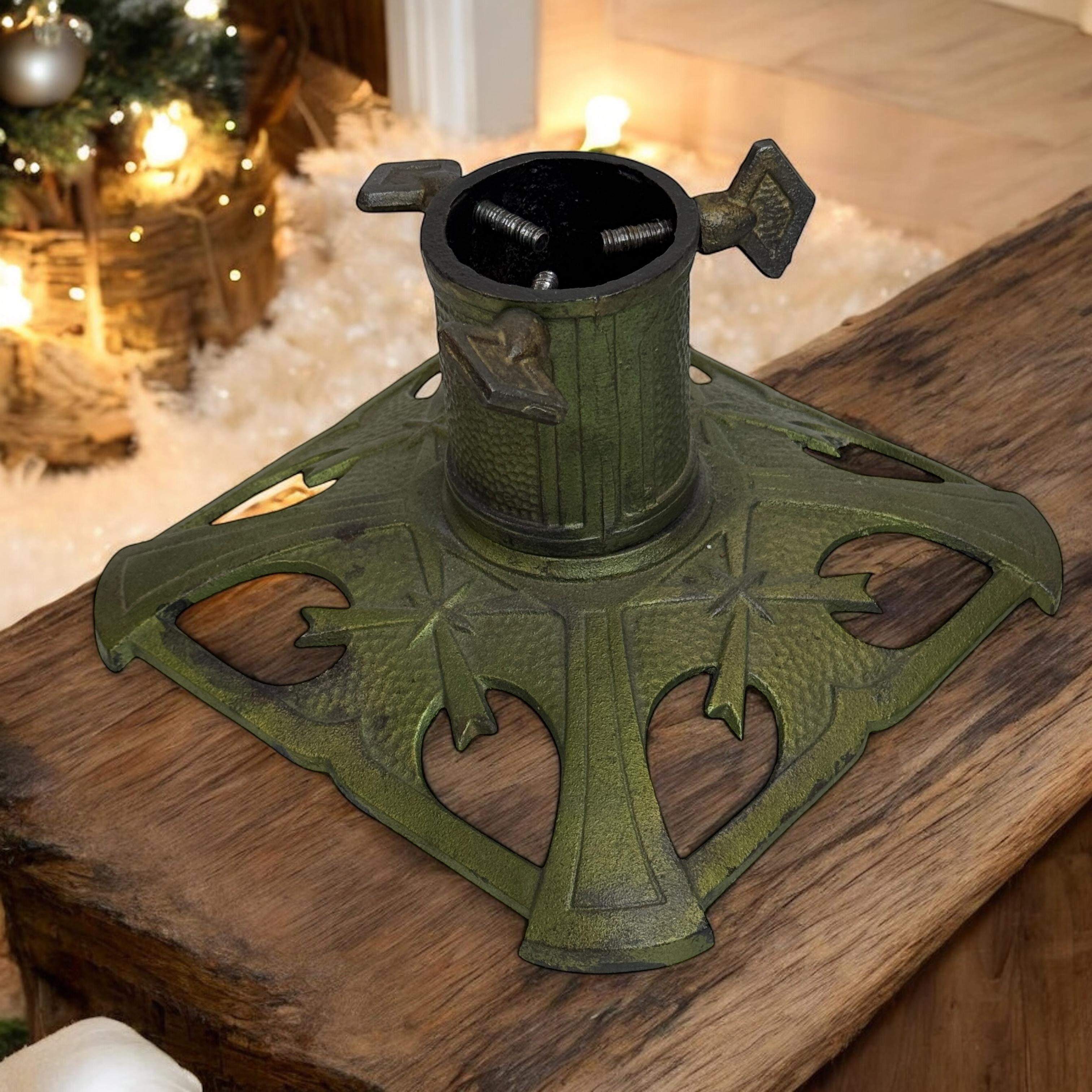Soporte de hierro fundido Art Decó para árbol de Navidad, Vintage, Alemán, Años 1920 en venta 7