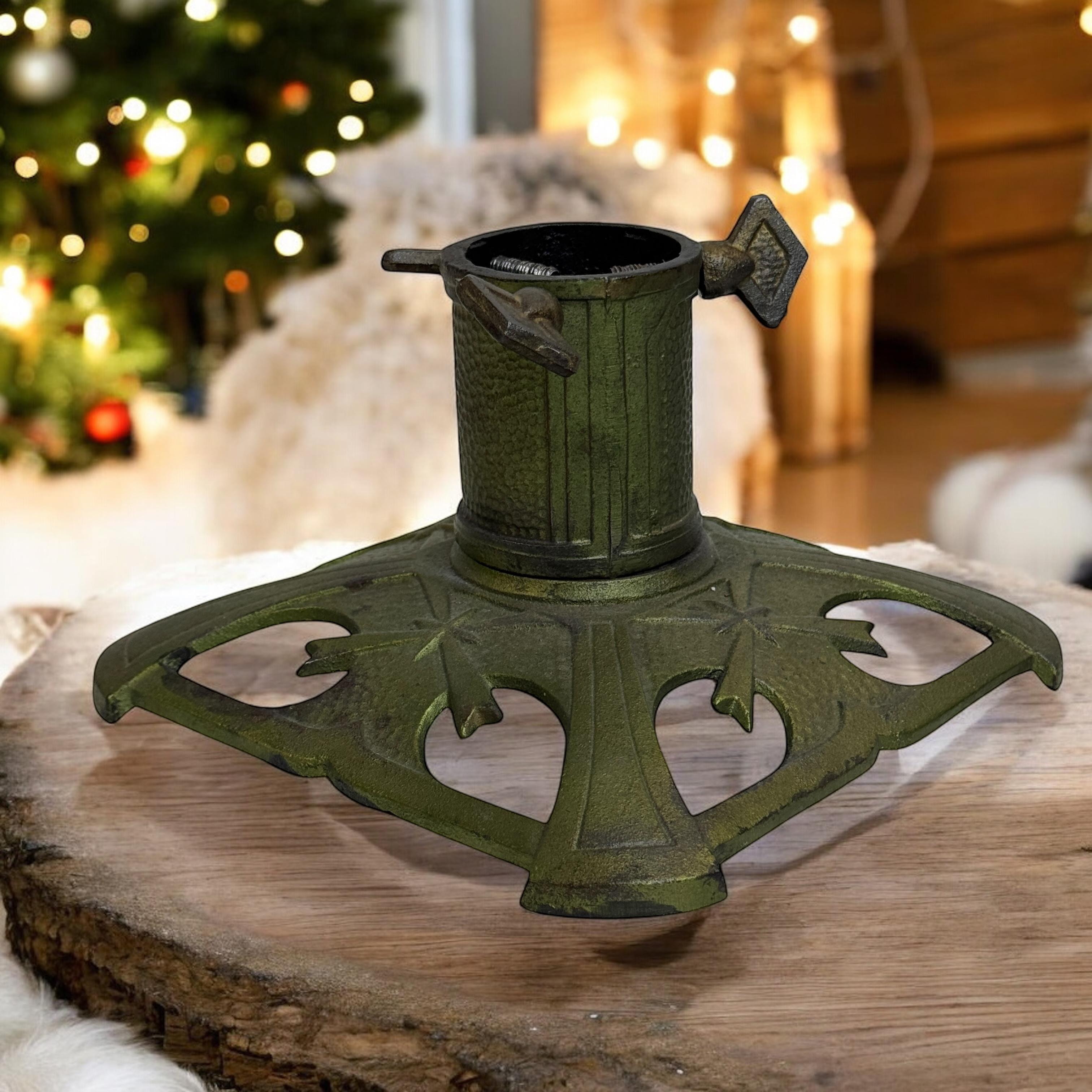 Soporte de hierro fundido Art Decó para árbol de Navidad, Vintage, Alemán, Años 1920 en venta 8