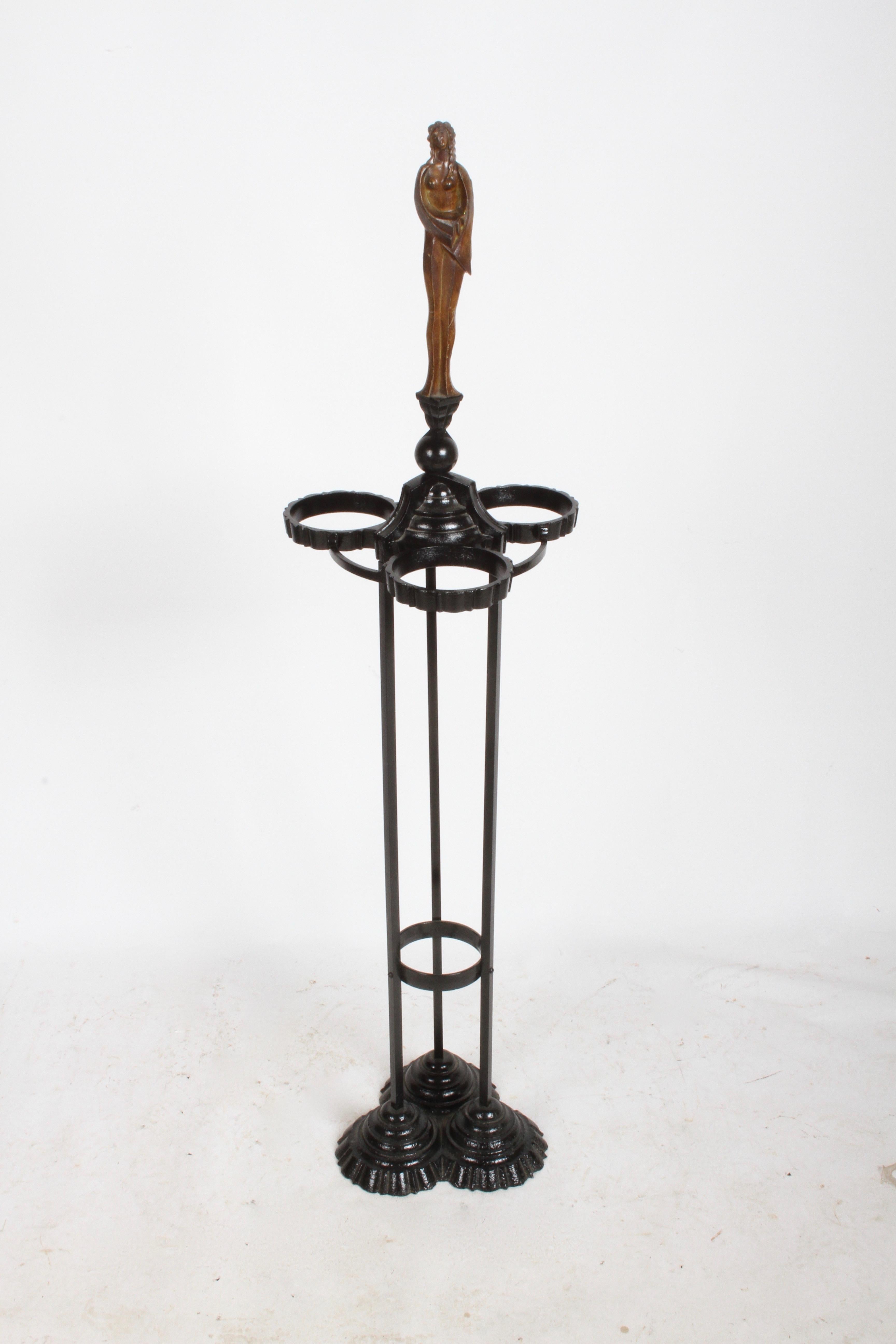 art deco plant stand