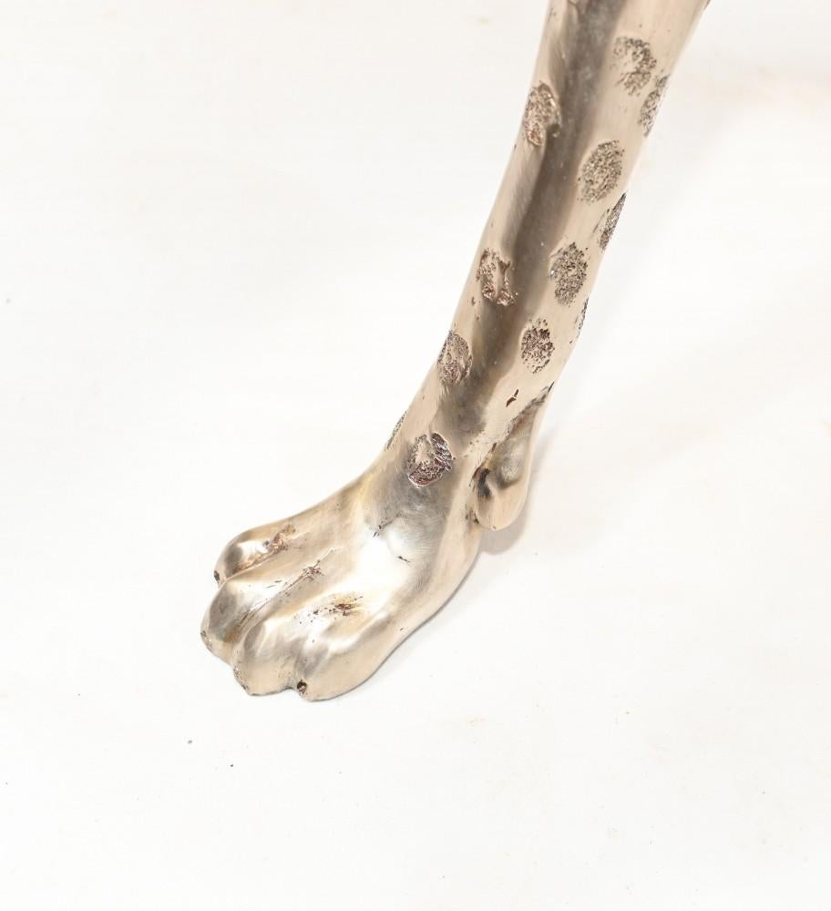 Art Deco Cat Large Bronze Cheetah Statue Panther 6