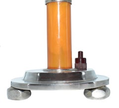 Art Deco Catalin Bakelite and Chrome Table Lamp, circa 1930