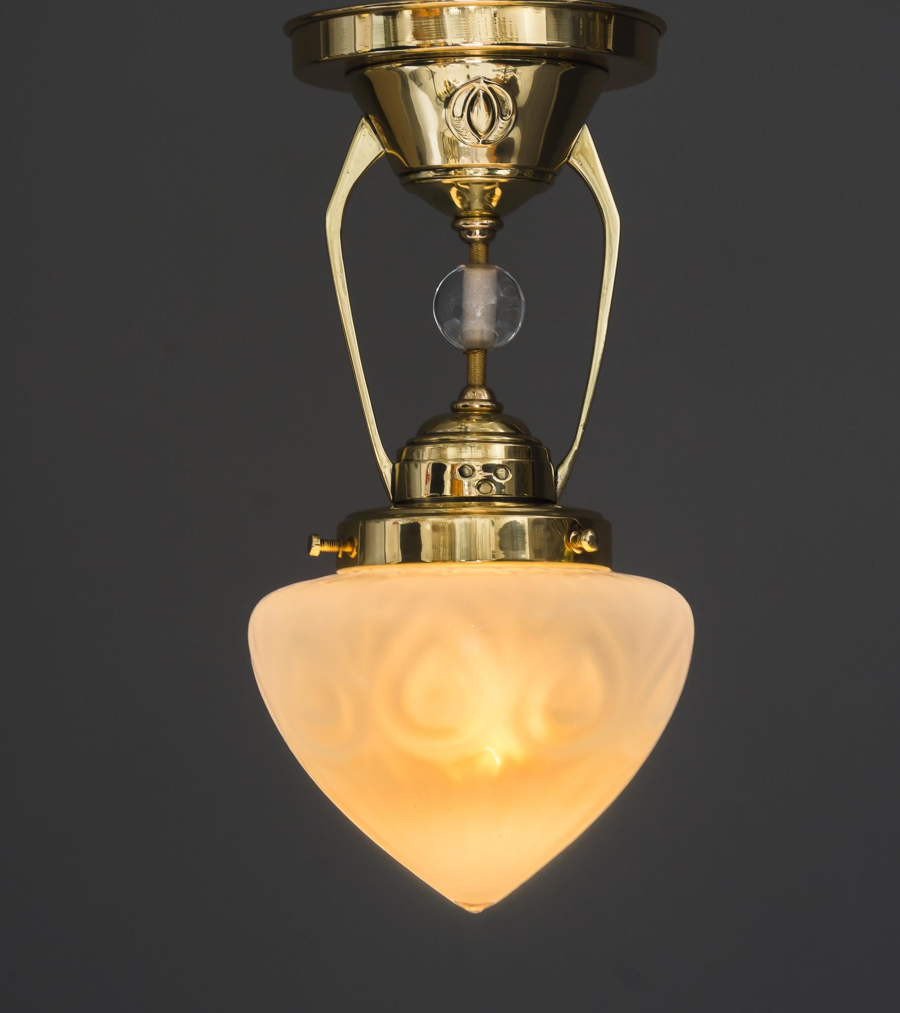 Art Deco Ceiling Lamp, Around 1920s 4