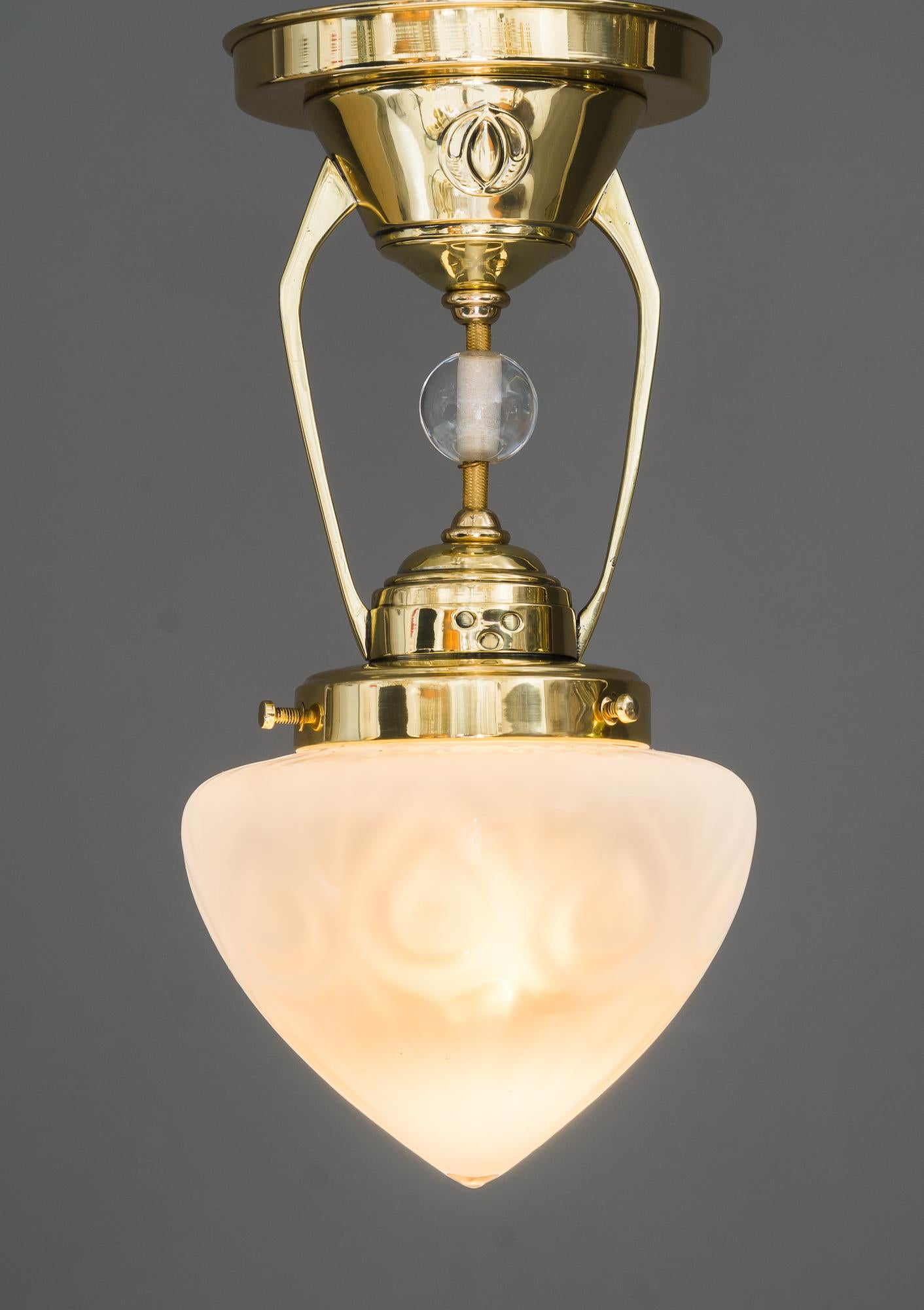 Art Deco Ceiling Lamp, Around 1920s 6