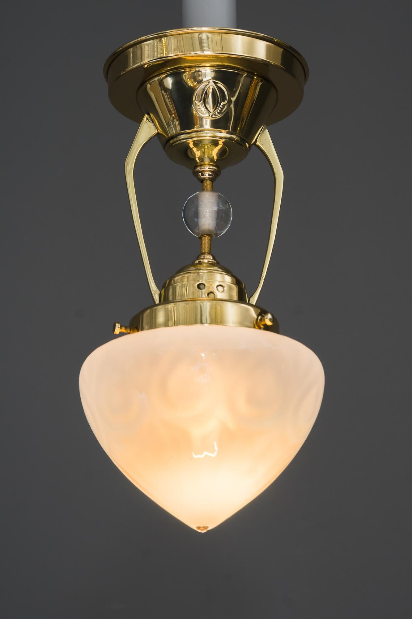Art Deco Ceiling Lamp, Around 1920s 7