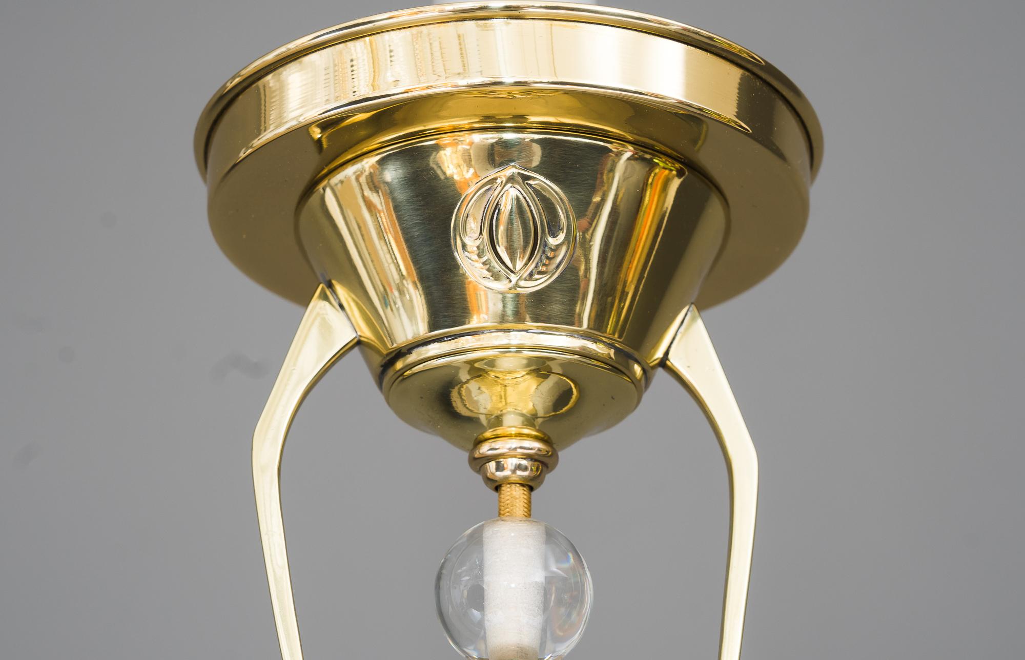 Art Deco Ceiling Lamp, Around 1920s In Good Condition In Wien, AT