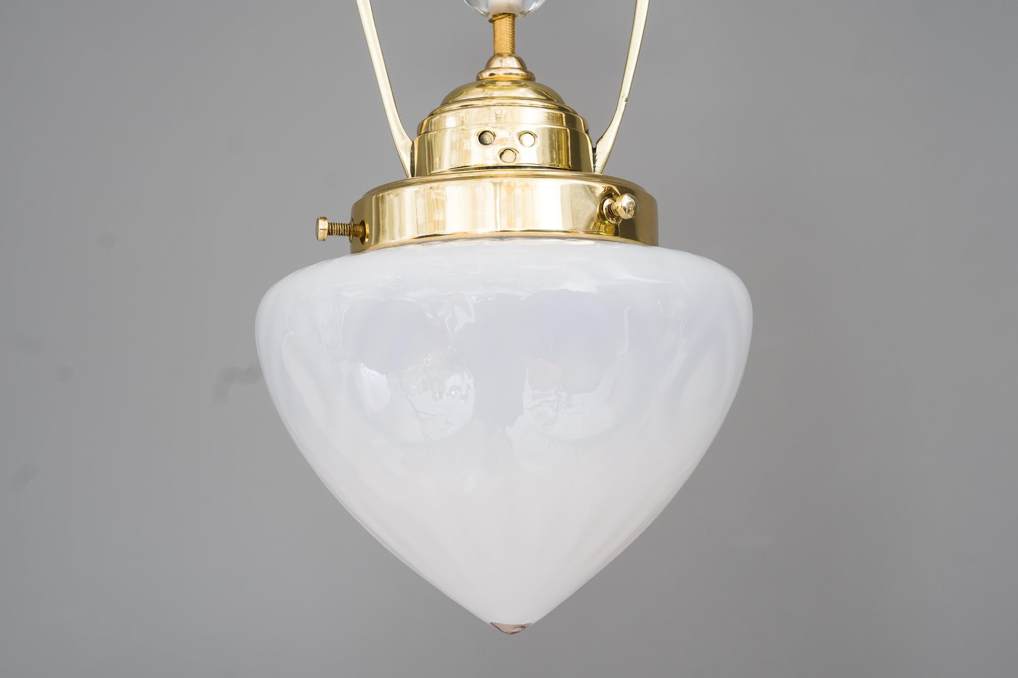 Early 20th Century Art Deco Ceiling Lamp, Around 1920s