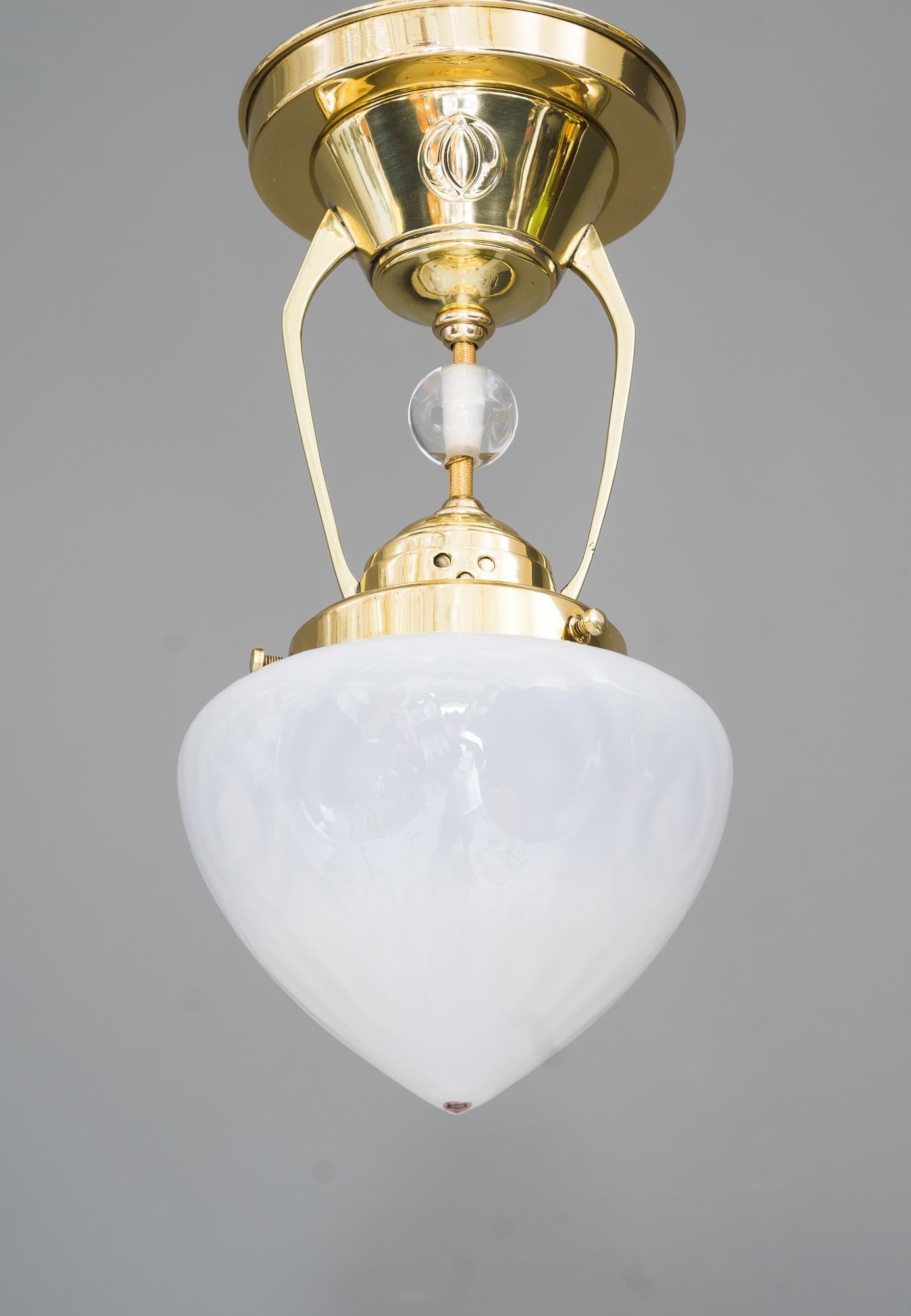 Art Deco Ceiling Lamp, Around 1920s 1