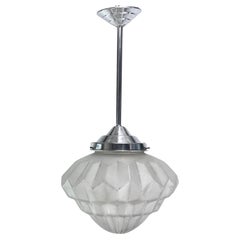 Art Deco ceiling lamp by Dégue, 1930s