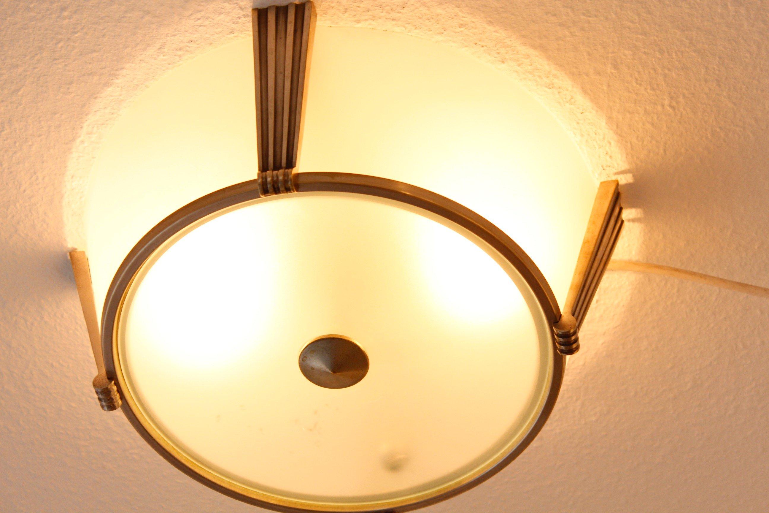 Art Déco ceiling lamp designed by 