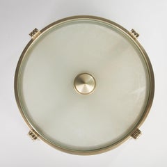 Art Déco ceiling lamp designed by "Charles Milde et Cie", France 1920s.