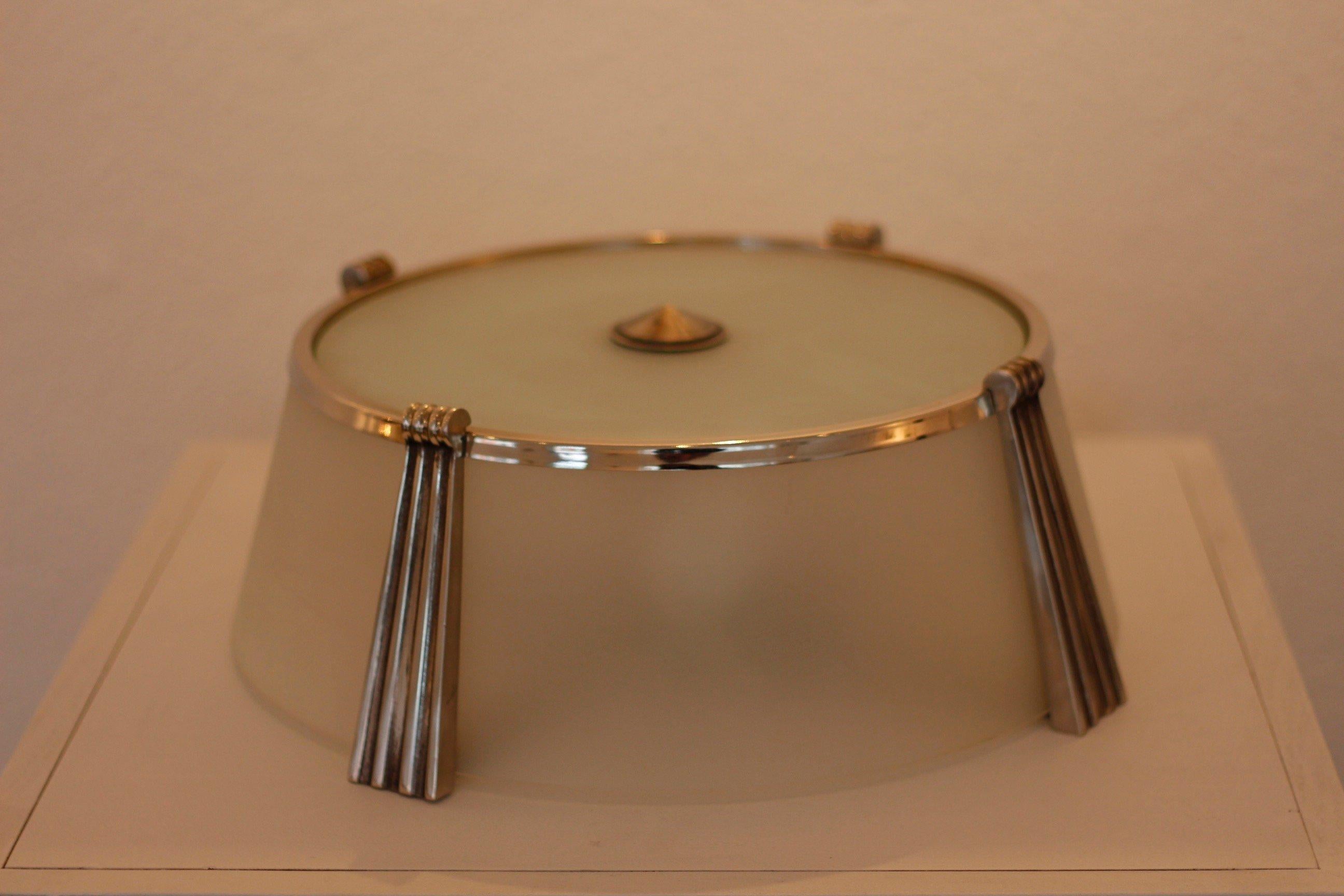 Early 20th Century Art Déco ceiling lamp designed by 