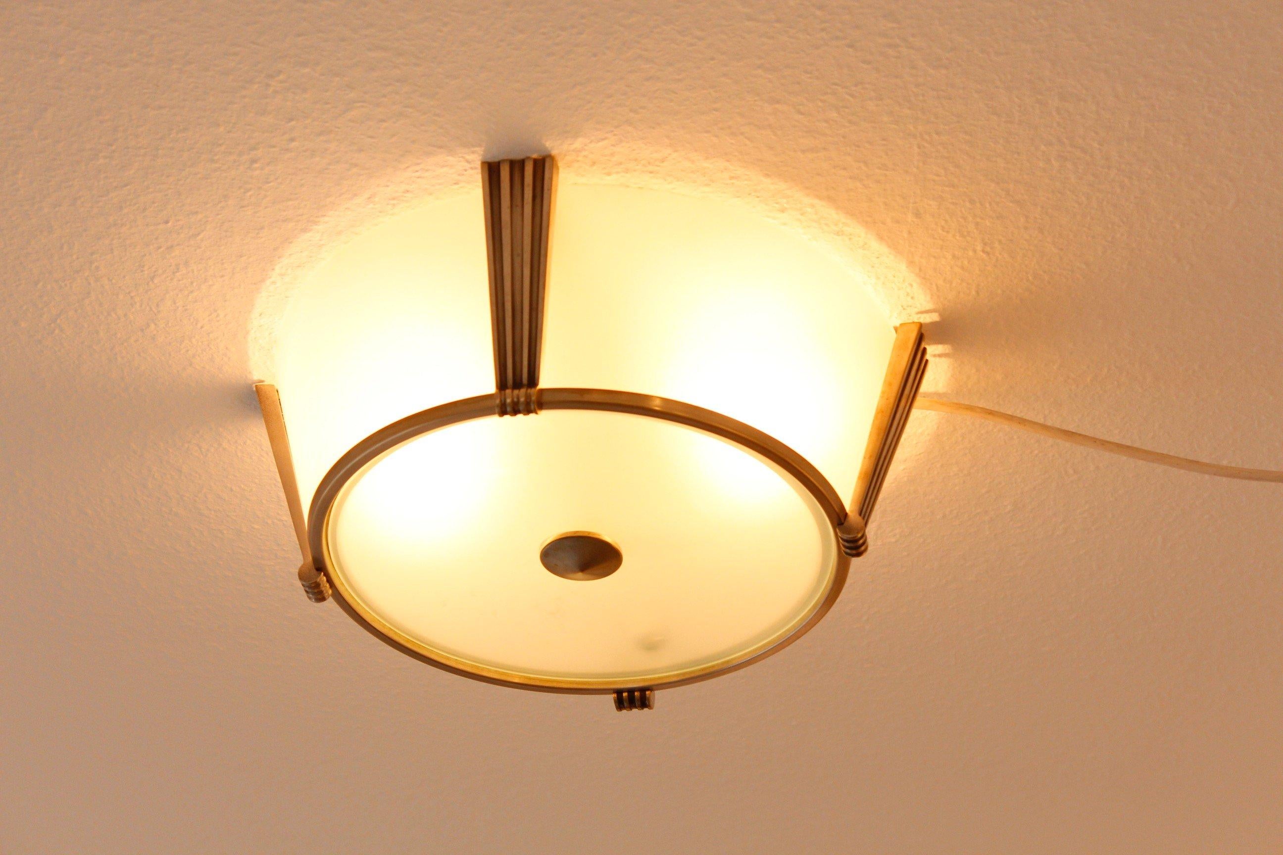 Art Déco ceiling lamp designed by 