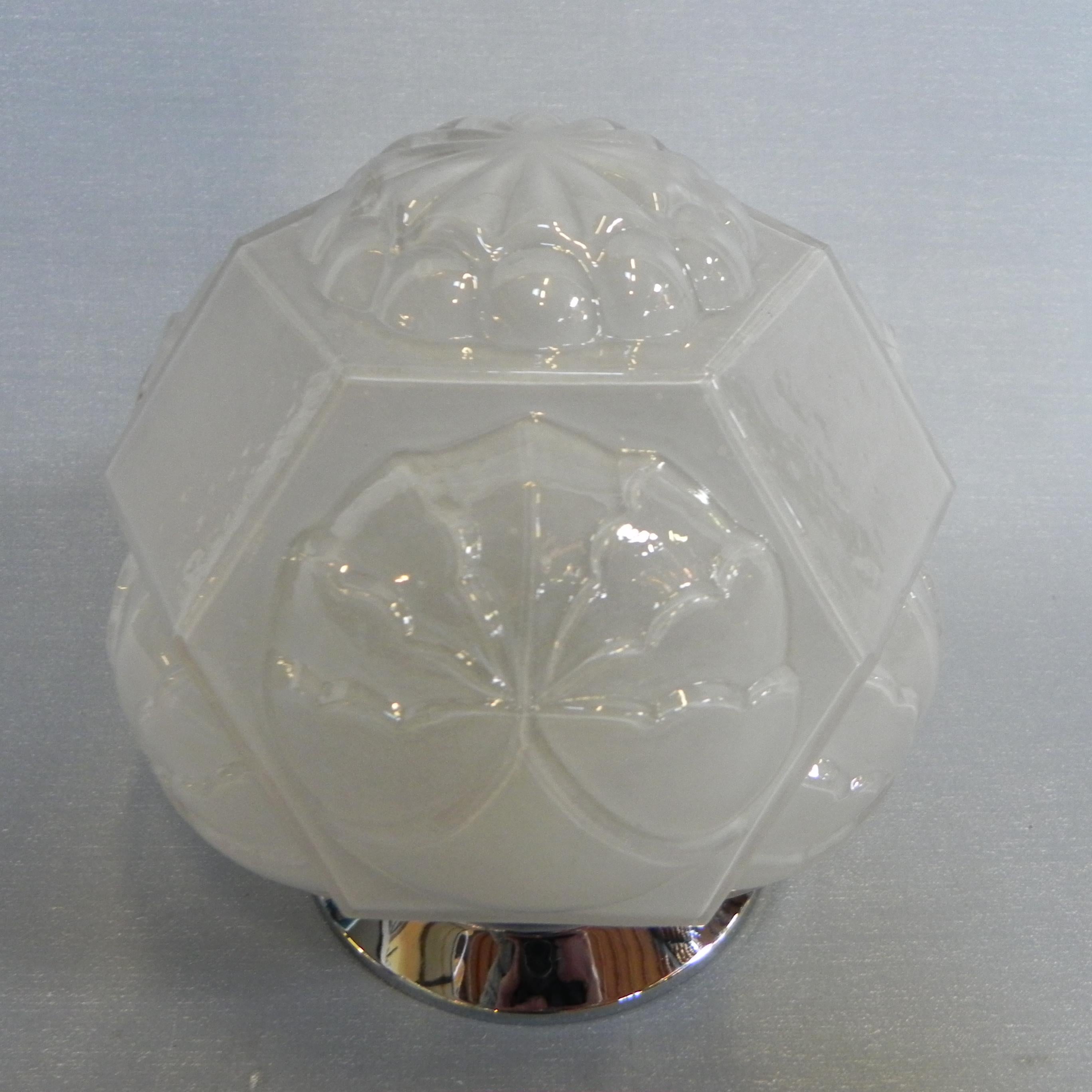French Art Deco Ceiling Lamp For Sale