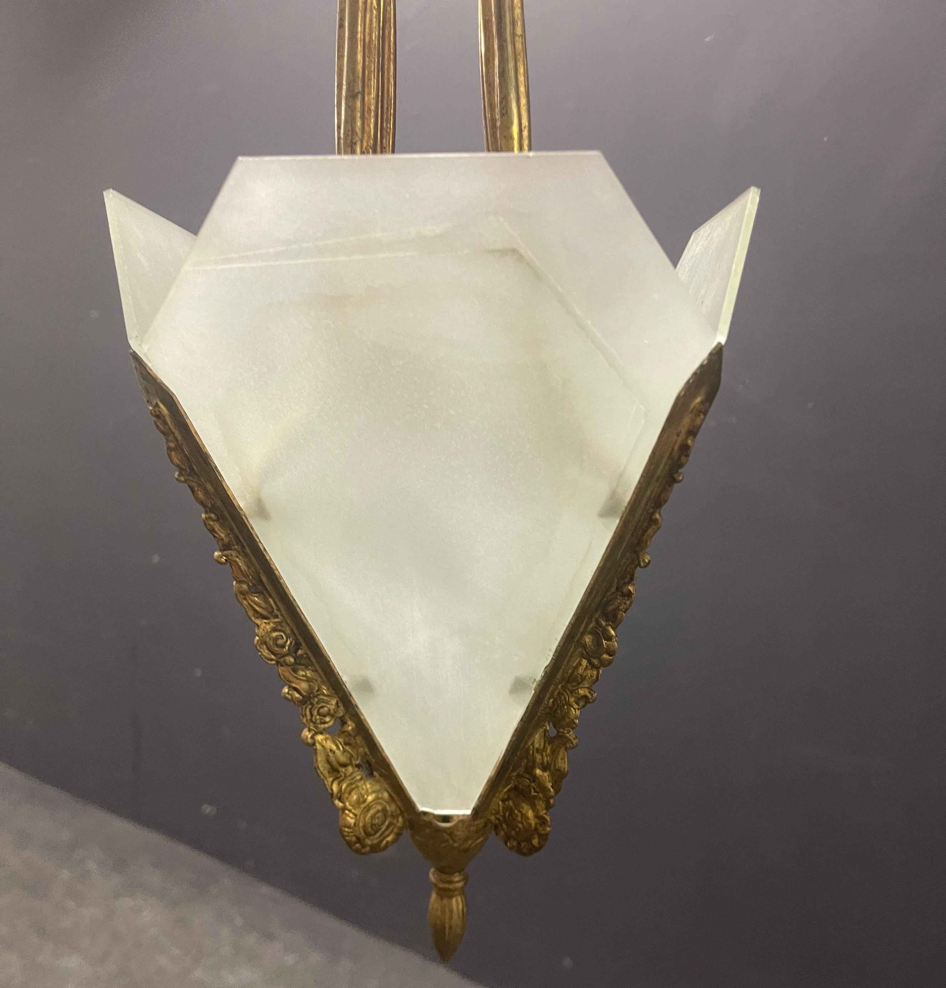 Art Deco Ceiling Lamp For Sale 2