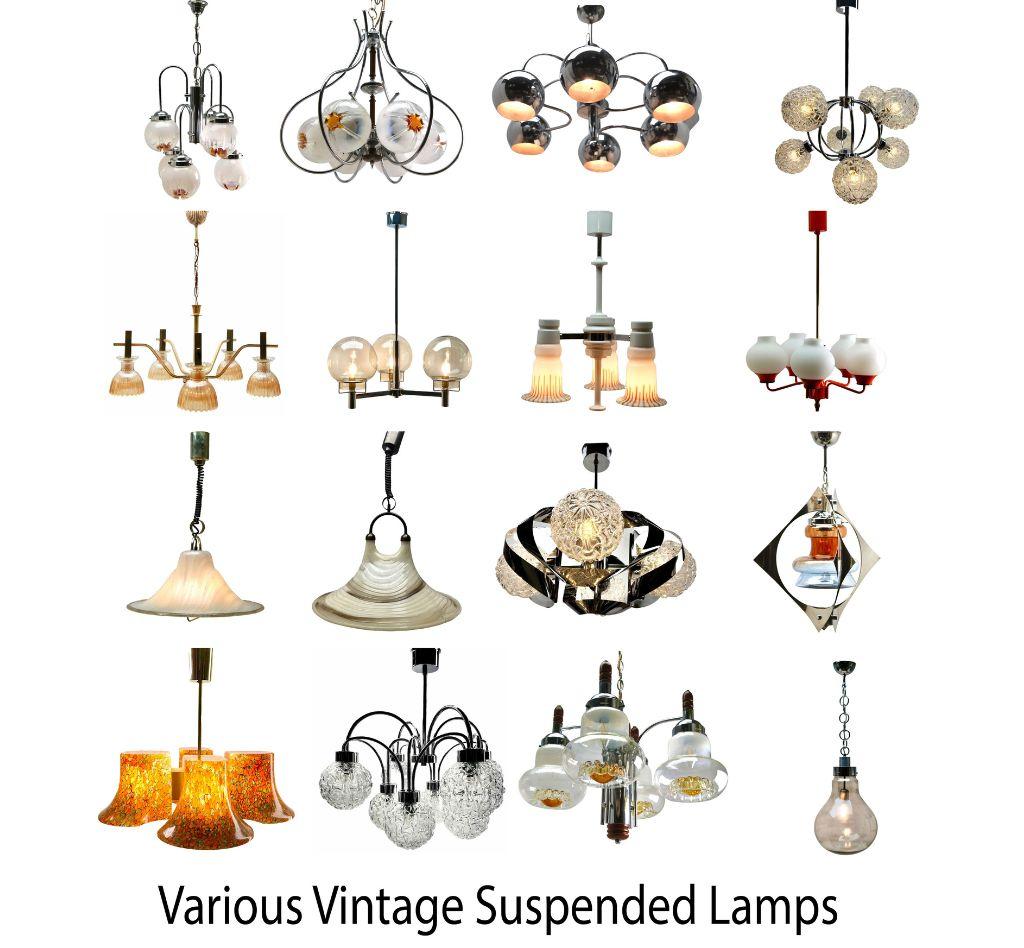 Art Deco Ceiling Lamp, French Glass Shade, 1930s For Sale 5