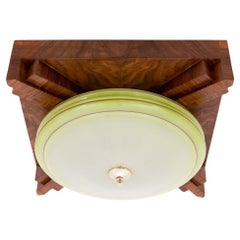 Art Deco ceiling lamp from the mid-20th century, Poland.