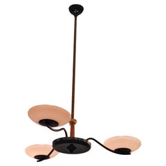 Art Deco Ceiling Lamp Attributed Paavo Tynell, Taito 1930s
