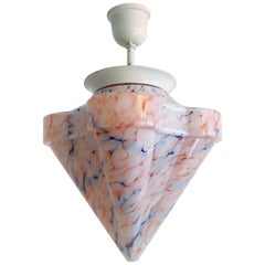 Art Deco Ceiling Lamp or Flush Mount Lighting, 1930s