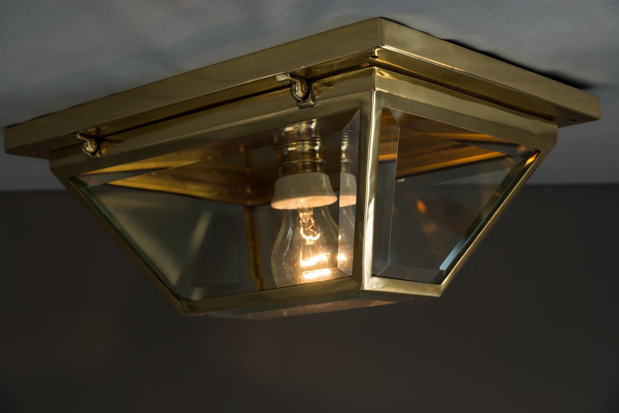 Art Deco Ceiling Lamp or Wall Lamp, circa 1920s 12