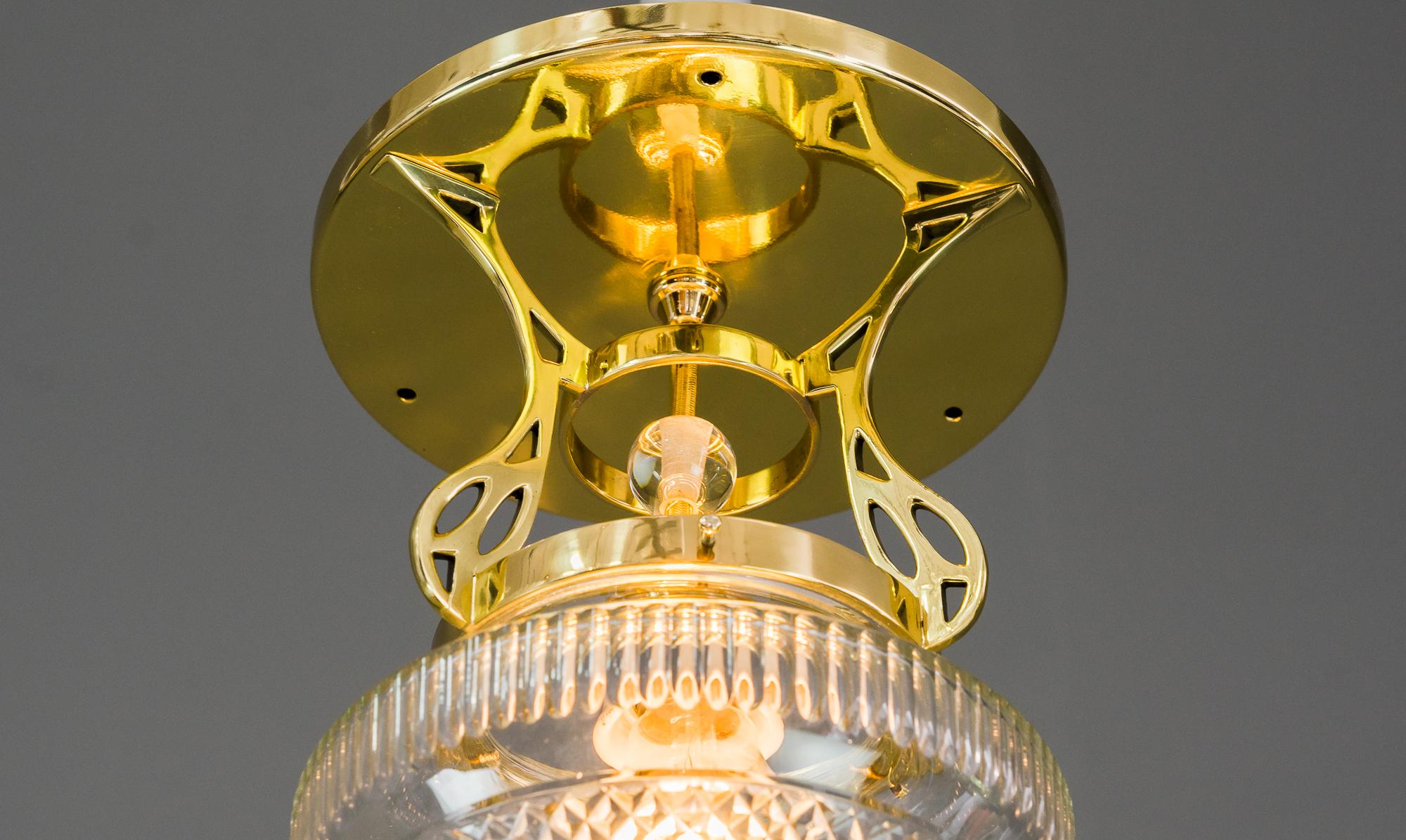 Art Deco Ceiling Lamp, Vienna Around 1920s 3