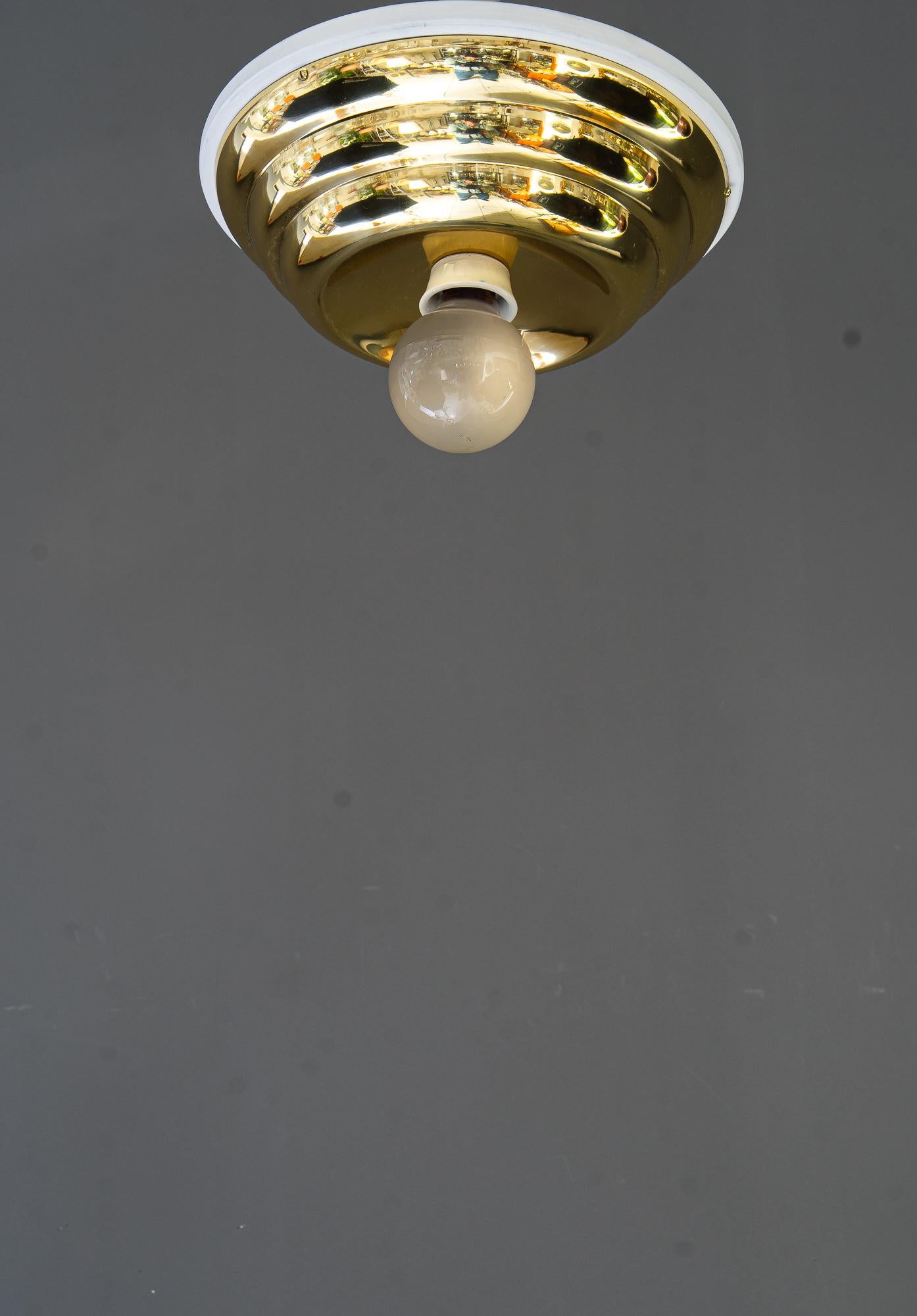 Austrian Art deco ceiling lamp vienna around 1920s For Sale