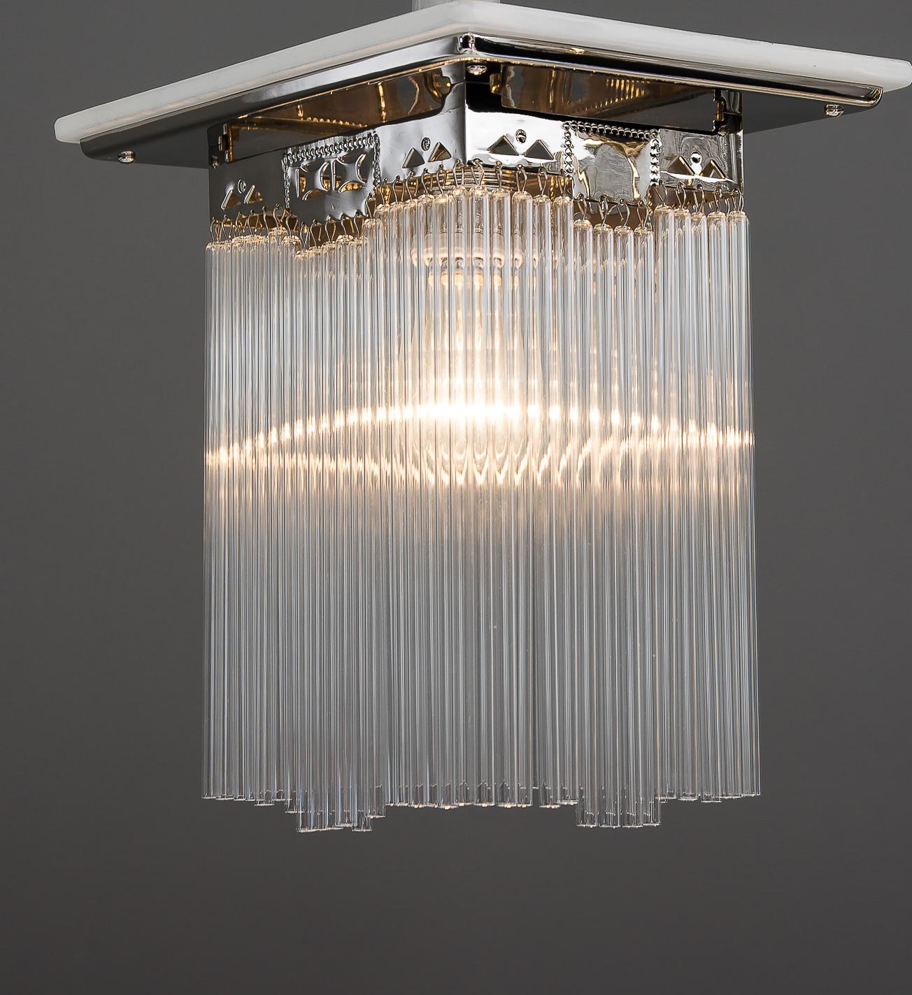 Art Deco Ceiling Lamp, Vienna, circa 1920s In Good Condition In Wien, AT