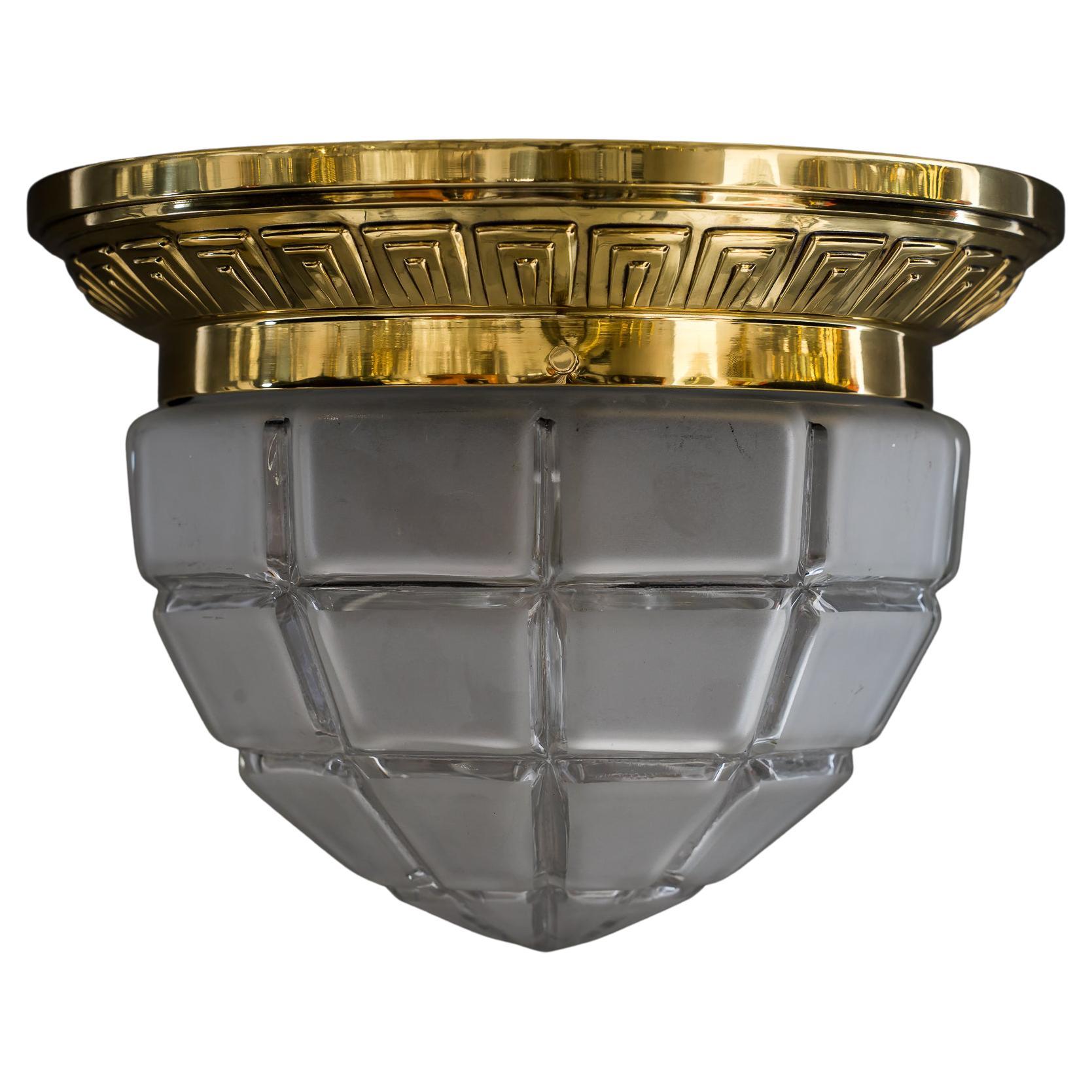 Art Deco Ceiling Lamp Vienna around 1920s For Sale