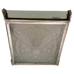 Art Deco Ceiling Light Attributed to Val Saint Lambert