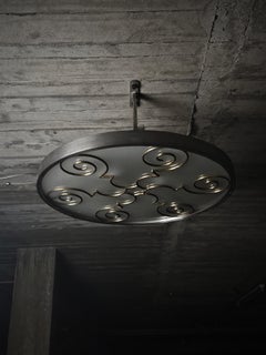 Art deco ceiling light by Lars Holmström for Arvika konsthantverk, Sweden, 1930s