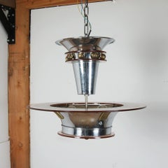Art Deco Ceiling Light by Petitot