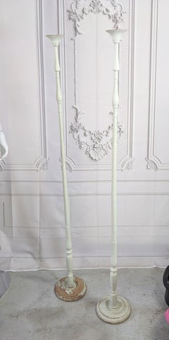 Art Deco Celadon Painted Hat Displays