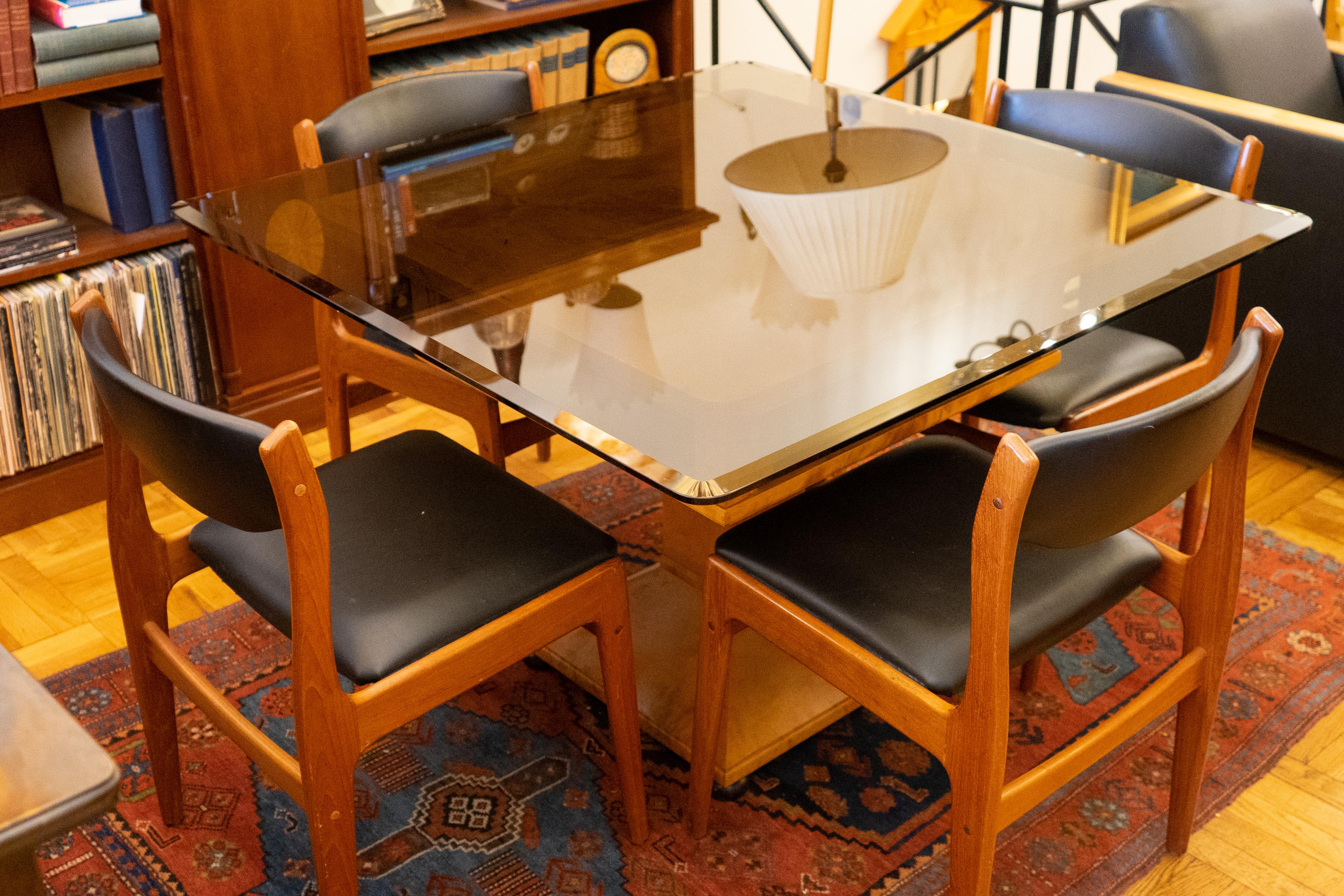 Swedish Art Deco Center Table in Birch For Sale