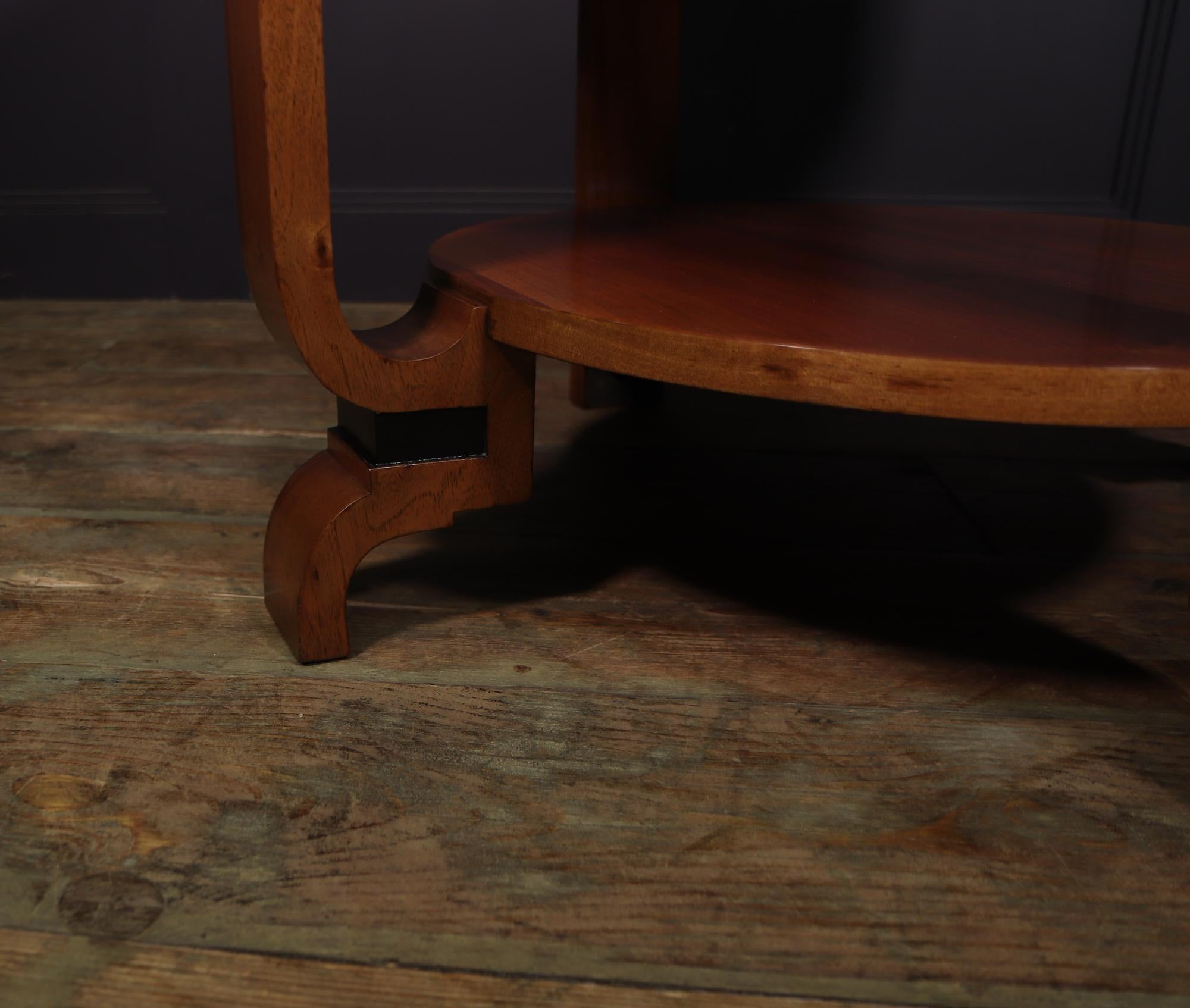 Art Deco Center Table in Walnut 5