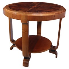 Art Deco Center Table in Walnut