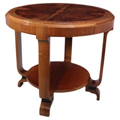 Art Deco Center Table in Walnut