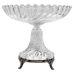 Centre de table Art déco en cristal de Baccarat