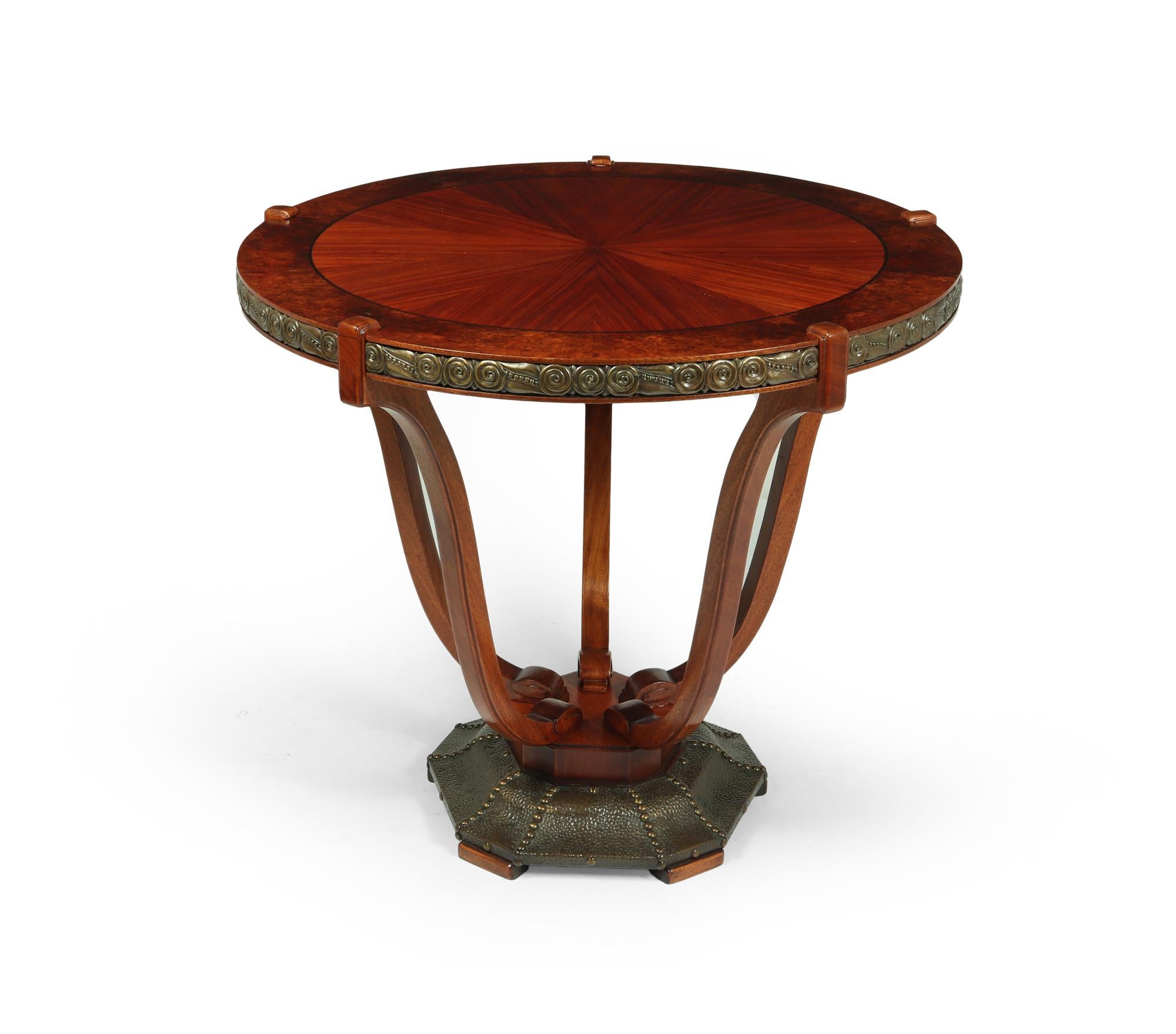 French Art Deco Centre Table by Maurice Dufrene, c1920